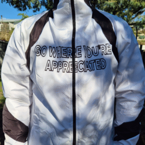 Go Where Your Appreciated White Wind Breaker